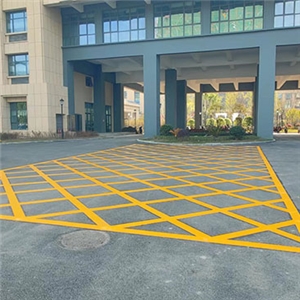 安师大内部道路标线施工