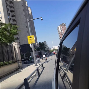 高速御府小区北门道路违停抓拍工程