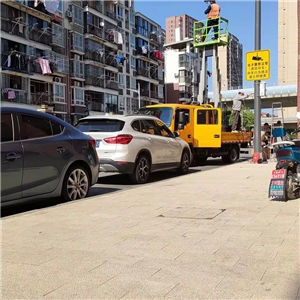 高速御府小区北门道路违停抓拍工程