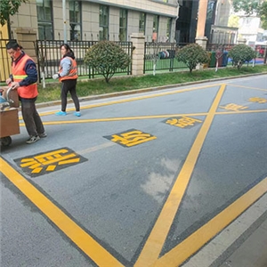 宜居春水湾划线